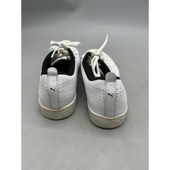 Puma White & Black SoftFoam Sneakers women's Size 7 tie up athletic READ - Picture 5 of 7